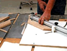 image of single dubby working with angles
